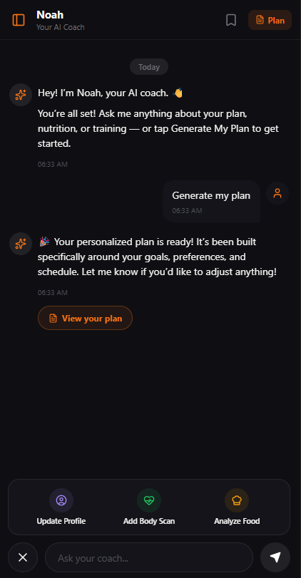 Meet Noah, your AI coach